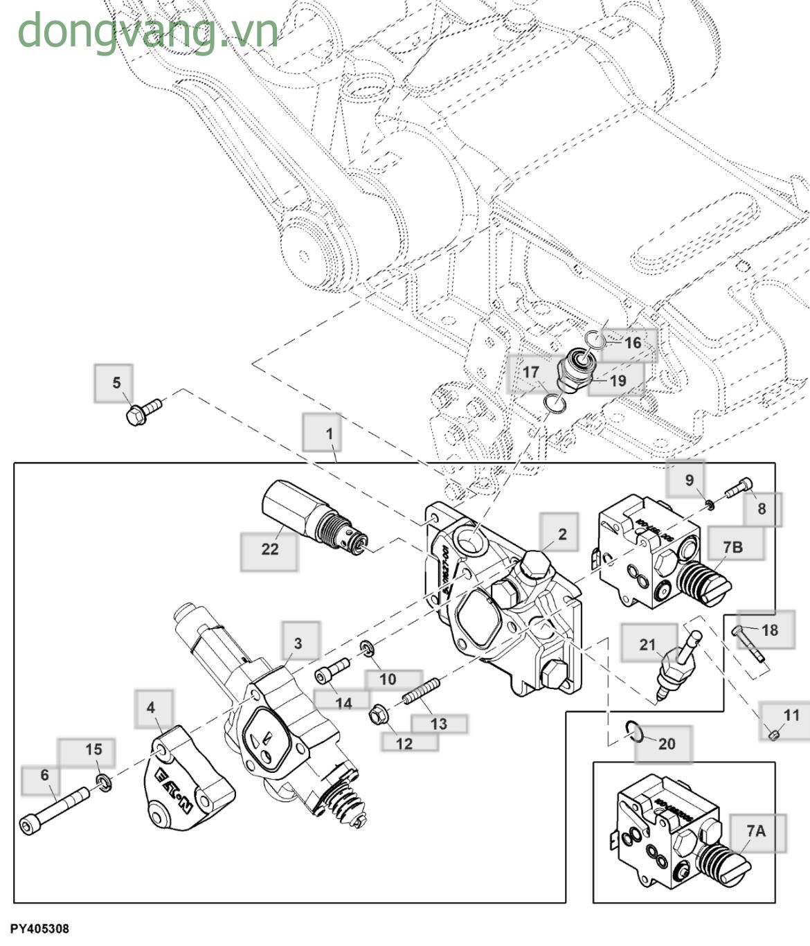 Rockshaft Control Valve, Power Steering, W/ SCV - ST920763